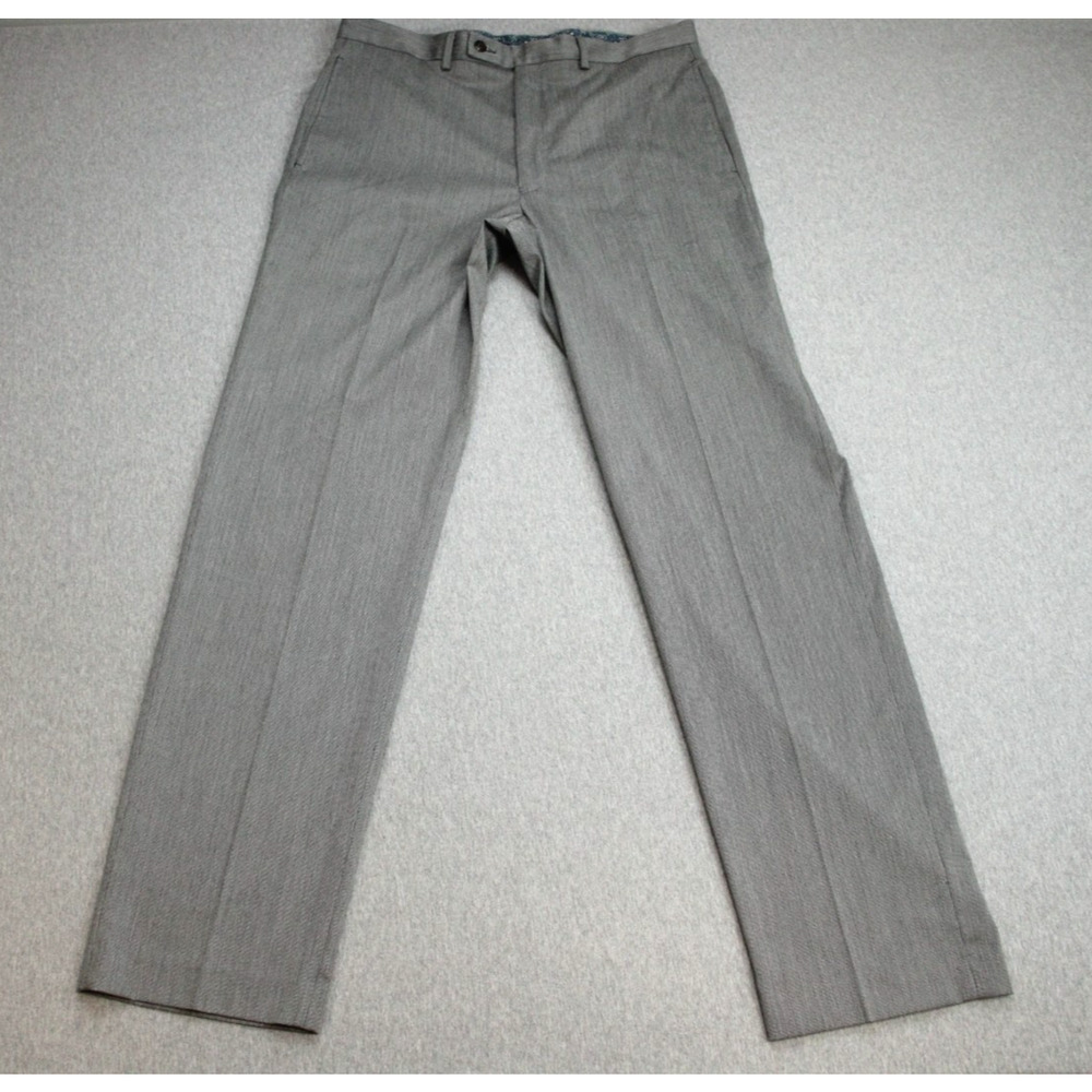 Lauren Ralph Lauren Pants Mens 34‎ x 34 Gray Stretch Straight Leg Dress